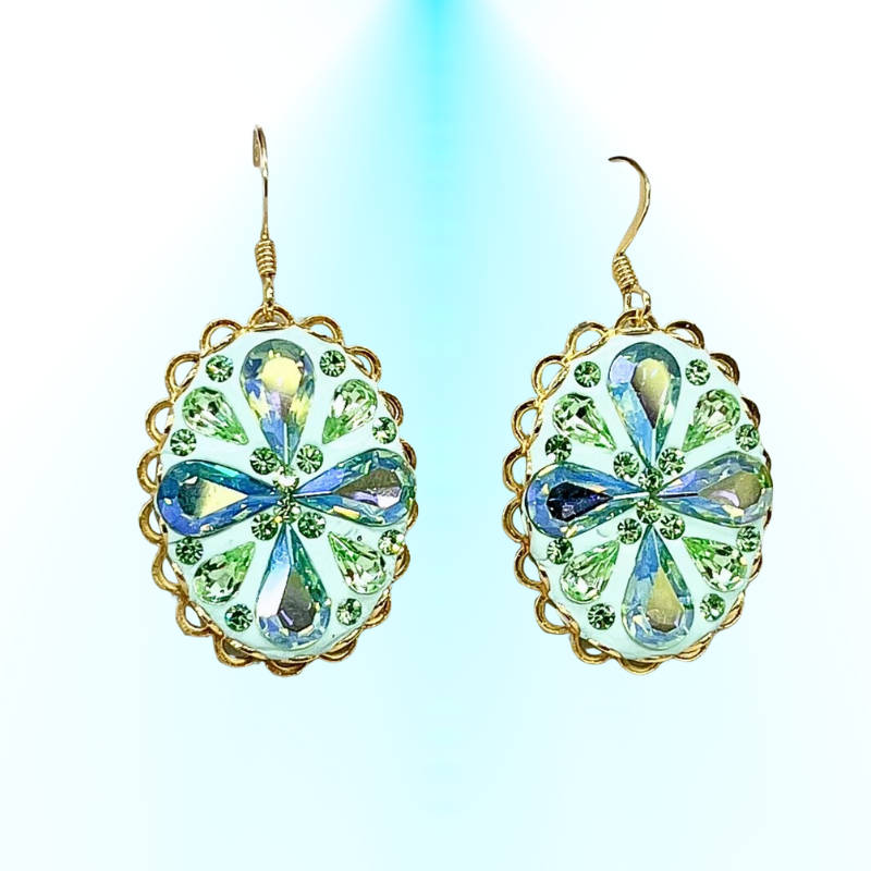 Uranium Glass Earrings