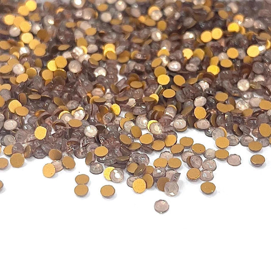 100 x Vintage SS9 Light Amethyst Czech Crystal Flat Back Rhinestones 2.50-2.60mm - for jewellery making & crafts - TB5 TheGreenGlassGemShop