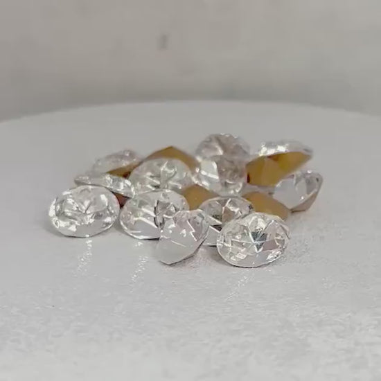 2 x Vintage 12x10mm Clear Oval Swarovski Crystal Rhinestone Point Back Stones 4130/2 - for jewellery making & crafts - SD1